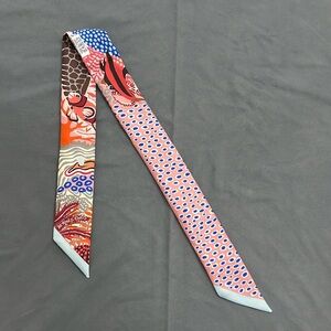 Hermes silk twilly scarf